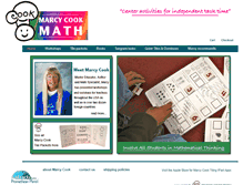 Tablet Screenshot of marcycookmath.com